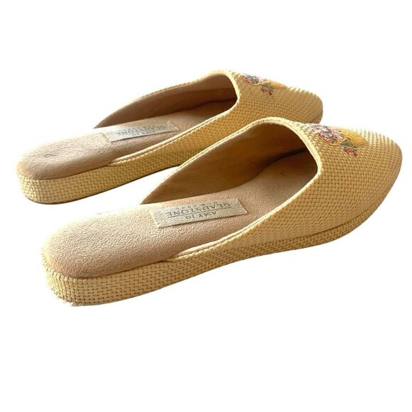 Amy Jo Gladstone Floral Embroidered Mules - Picture 5 of 7